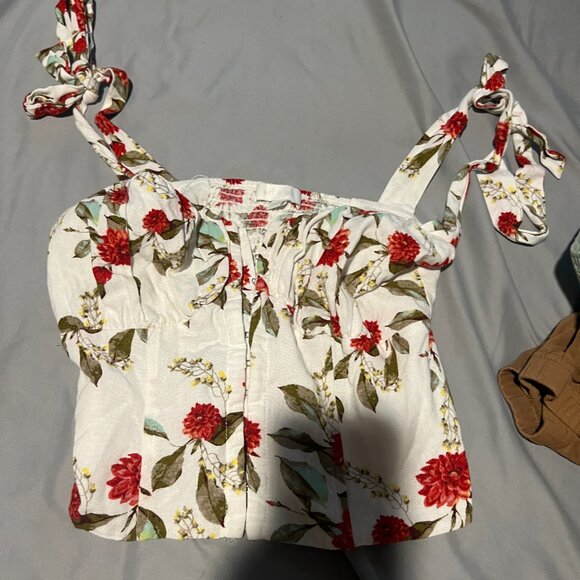 Anthropologie Eri + Ali Wildflower Cropped Tank - Small - Picture 8 of 13